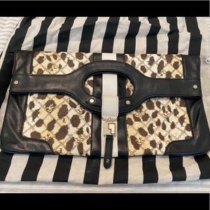 L.A.M.B. Carlisle Clutch in Cheetah Leopard